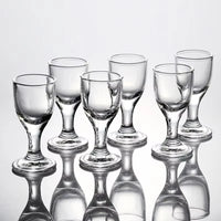 Mini Stemmed Shot Glass Set - 10ML to 25ML