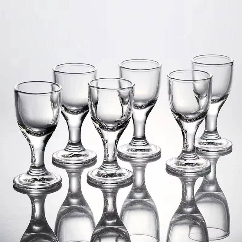 Mini Stemmed Shot Glass Set - 10ML to 25ML