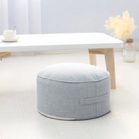 Tea Ceremony Floor Pouf - Cotton Linen Tatami Meditation Cushion