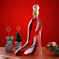 High-Heel Whisky Decanter - Crystal Liquor Bottle Display