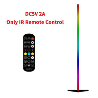 RGB LED Corner Floor Lamp - Atmospheric Standing Light