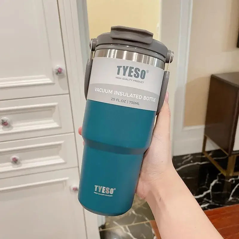 Stainless Steel Thermal Vacuum Mug - Leak-Proof Insulated Coffee Cup