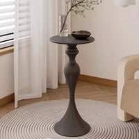 Round Stainless Steel Side Table - Nordic Modern Coffee Table