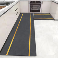Soft Washable Kitchen Runner Rug - Anti-Slip Hallway and Entry Mat