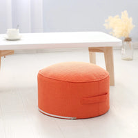 Tea Ceremony Floor Pouf - Cotton Linen Tatami Meditation Cushion