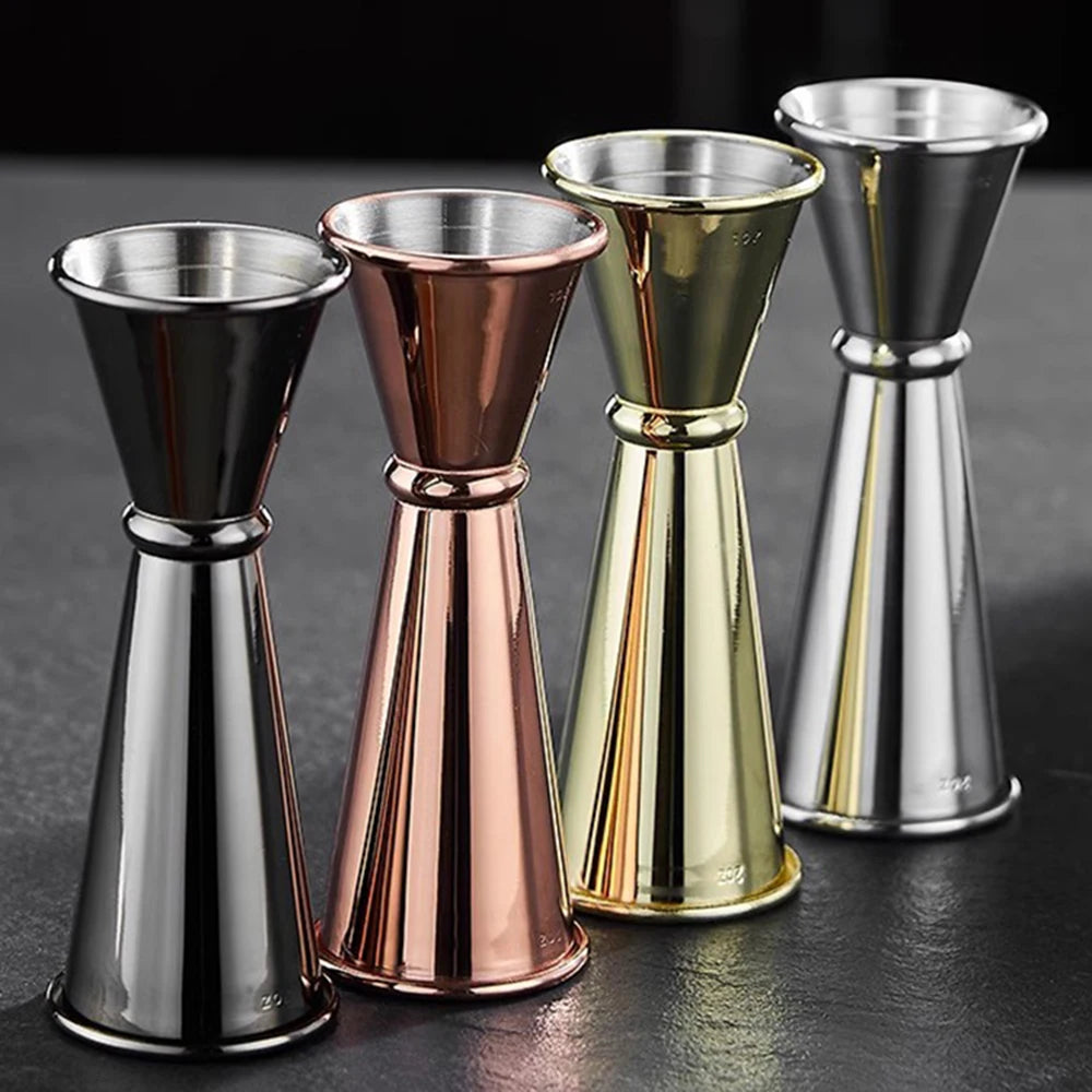 Stainless Steel Cocktail Jigger - Dual Shot Spirit Measure Cup