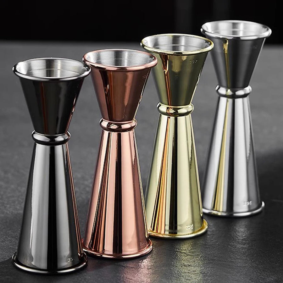 Stainless Steel Cocktail Jigger - Dual Shot Spirit Measure Cup