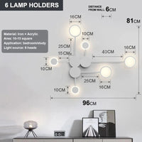 Nordic LED Wall Sconce - Minimalist Bedroom and Hallway Light