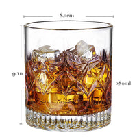 Old Fashioned Whiskey Rocks Glass - Classic Cocktail Tumbler