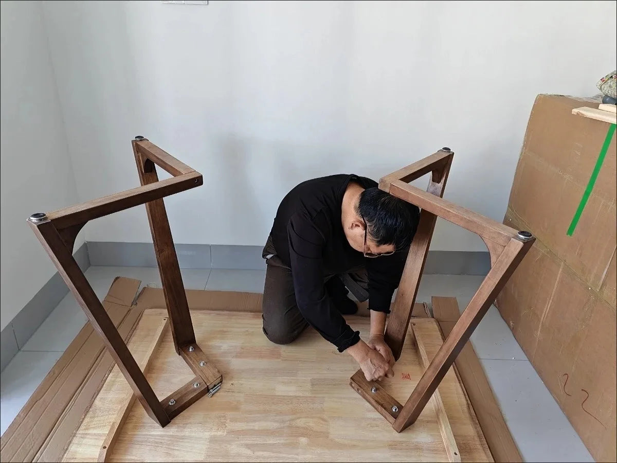 Pure Solid Wood Dining Table - High-End Home & Restaurant Table