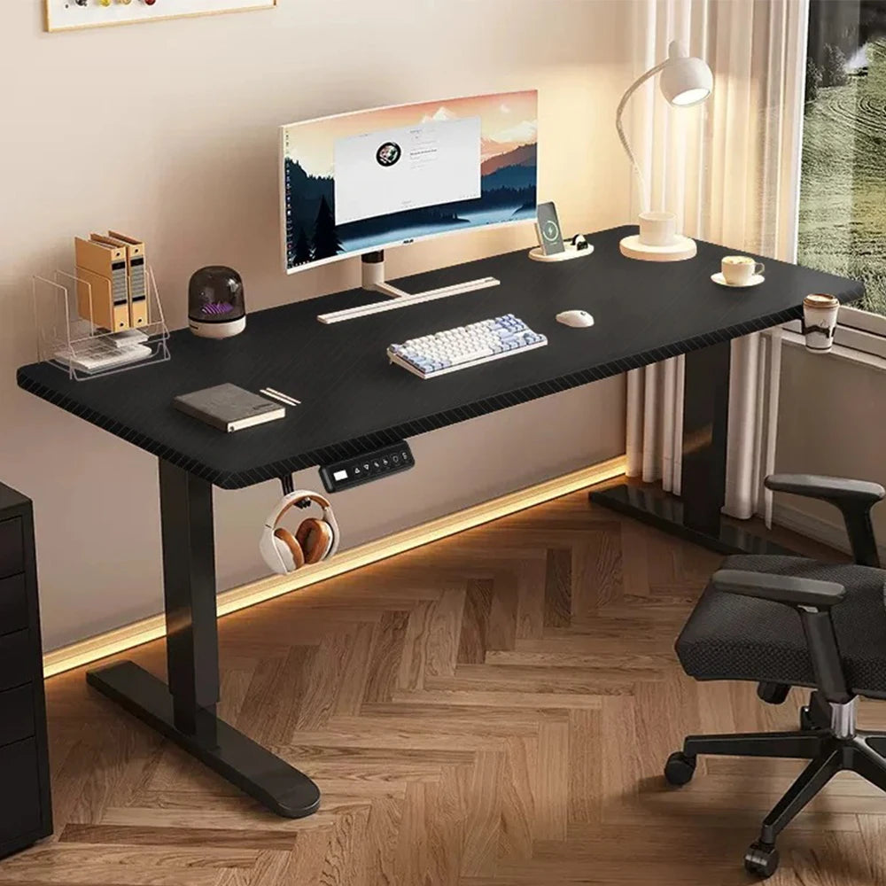 Electric Height Adjustable Standing Desk - Motorized Home Office Table