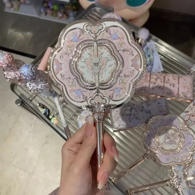 Butterfly Cloud Makeup Mirror - Elegant Vanity Hand Mirror