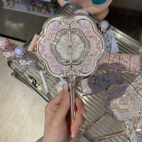 Butterfly Cloud Makeup Mirror - Elegant Vanity Hand Mirror