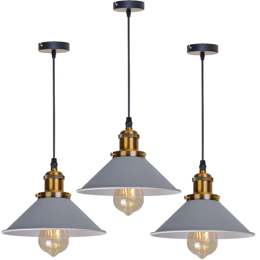 Vintage Loft Pendant Lamp - Retro E27 Hanging Light
