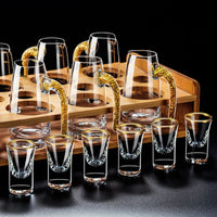 Gold Foil Spirits Cup Set of 6 - 15ML
