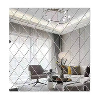 3D Acrylic Mirror Sticker Set - Geometric DIY Wall Decor
