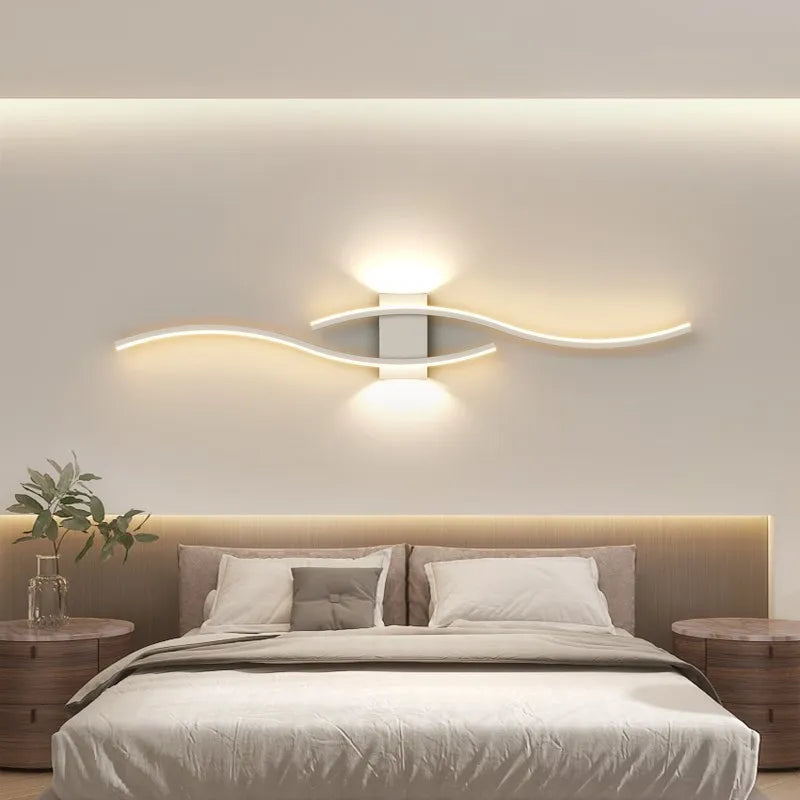 Modern LED Strip Wall Lamp - Dimmable Decorative Accent Light