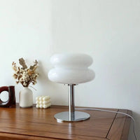Italian Designer Glass Table Lamp - Dimmable Stained Accent Light