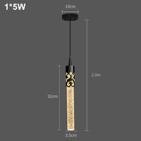 Luxury Crystal Pendant Light - Modern Hanging Chandelier Decor