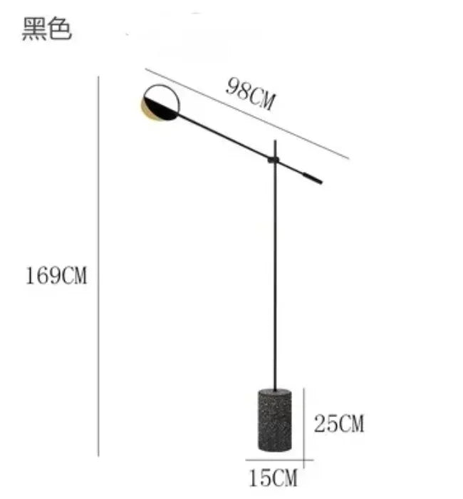 Post-Modern Marble Floor Lamp - Luxury LED Accent Light