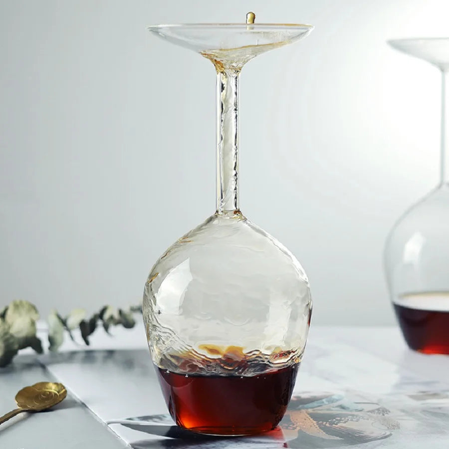 Inverted Wine Glass - 13.5OZ Statement Barware