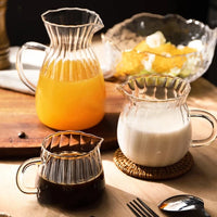 High Borosilicate Glass Tea Pitcher - Heat-Resistant Coffee and Espresso Server