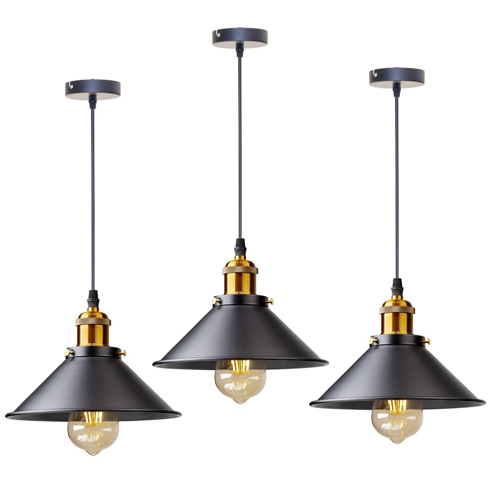 Vintage Loft Pendant Lamp - Retro E27 Hanging Light