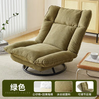 Swivel Leisure Sofa Chair - Rotating Fabric Lounge Seat