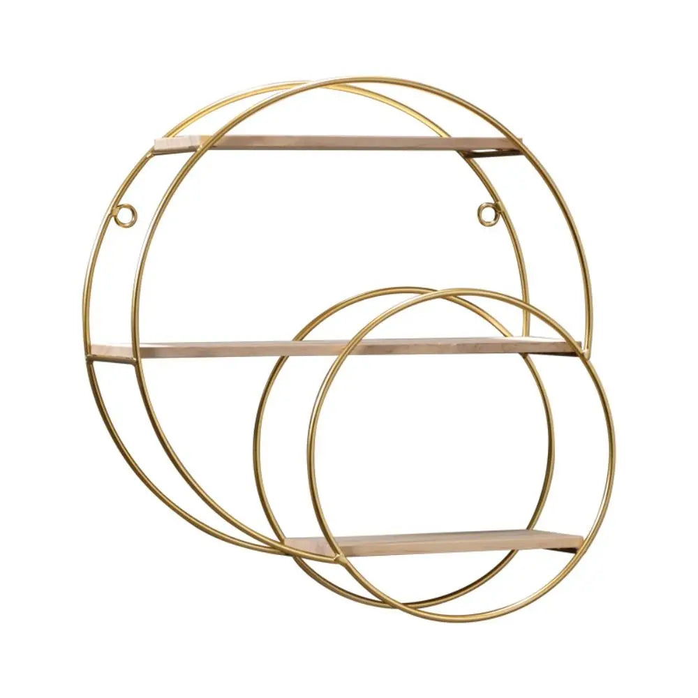 Nordic Gold Iron Decorative Wall Shelf