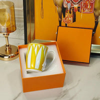 Geometric Bone China Dinner Plate Set - Elegant European Tableware
