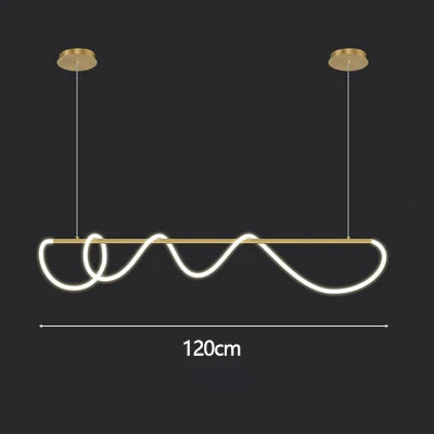 Designer Long Hose Chandelier - Post-Modern Pendant Lamp
