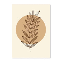 Matisse Inspired Botanical Canvas Wall Art - Modern Boho Landscape Print