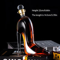 High-Heel Whisky Decanter - Crystal Liquor Bottle Display
