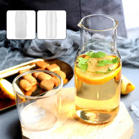 Glass Bedside Water Carafe Set - Elegant Bottle with Drinking Cup