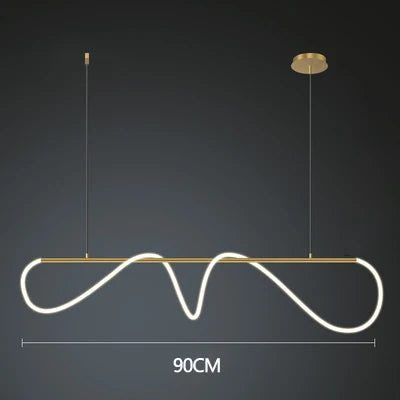 Designer Long Hose Chandelier - Post-Modern Pendant Lamp