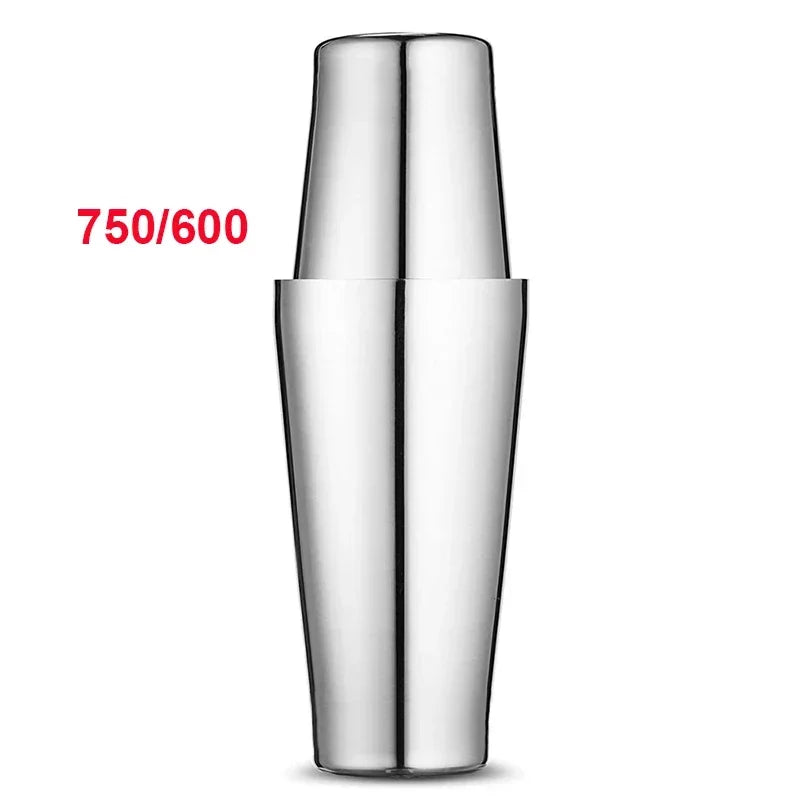 UPORS Cocktail Shaker - Stainless Steel Boston Mixer 550ml/750ml