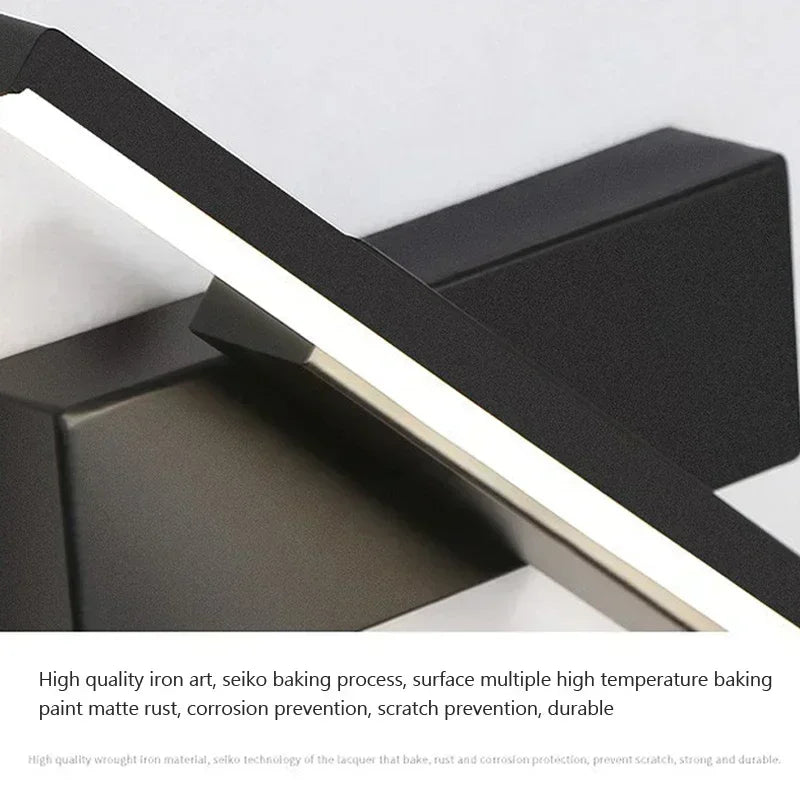 Rotatable LED Wall Light - Modern Bathroom and Bedroom Sconce