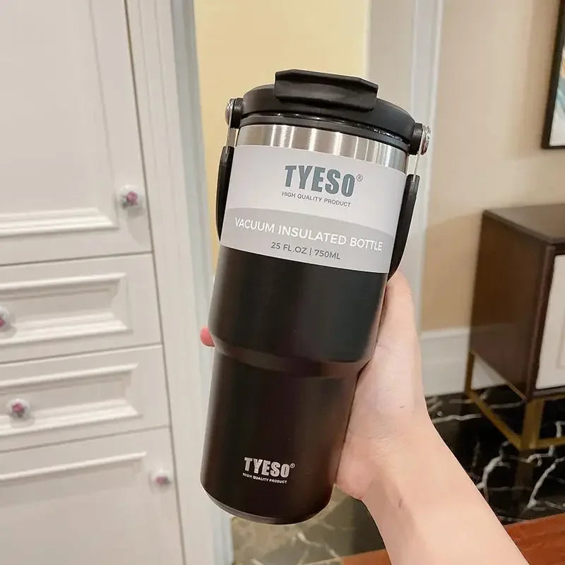 Stainless Steel Thermal Vacuum Mug - Leak-Proof Insulated Coffee Cup