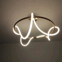 Designer Long Hose Chandelier - Post-Modern Pendant Lamp