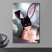 Scandinavian Kate Moss Canvas Poster - Fashion Inspired Wall Art