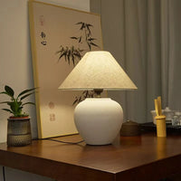 Retro Ceramic Floor Lamp - Modern Remote Control Accent Light