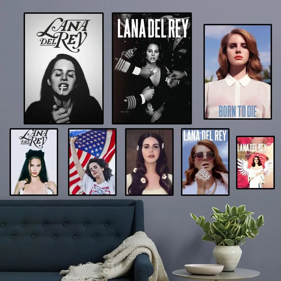 Lana Del Rey Aesthetic Canvas Poster - HD Music Inspired Wall Art