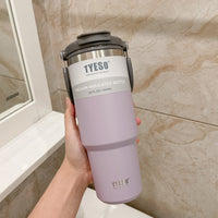 Stainless Steel Thermal Vacuum Mug - Leak-Proof Insulated Coffee Cup