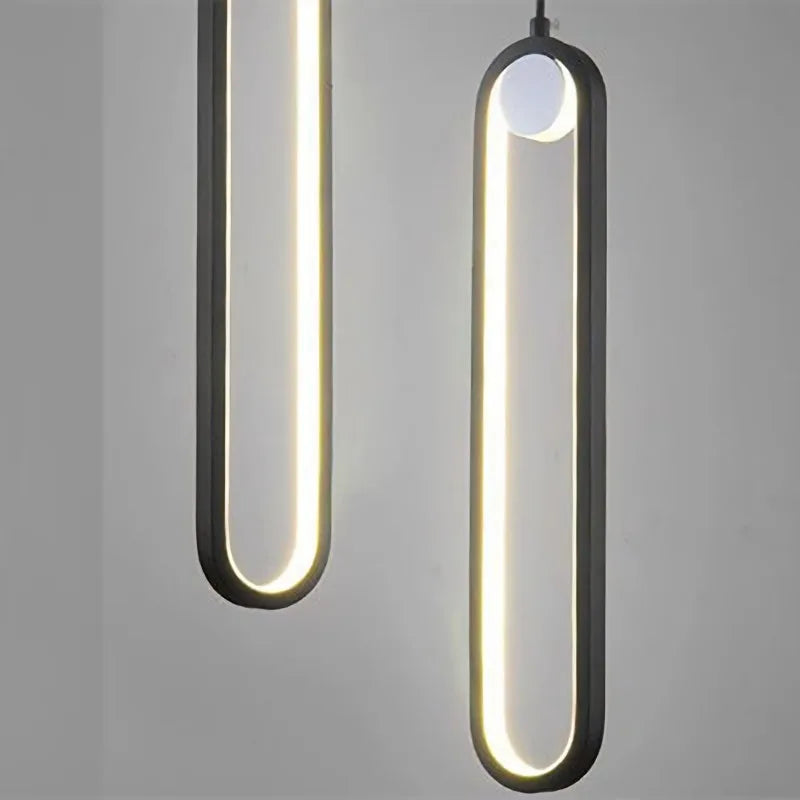 Luxury Glass Bedside Chandelier - Nordic Long-Line Pendant Light