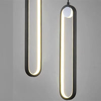 Luxury Glass Bedside Chandelier - Nordic Long-Line Pendant Light