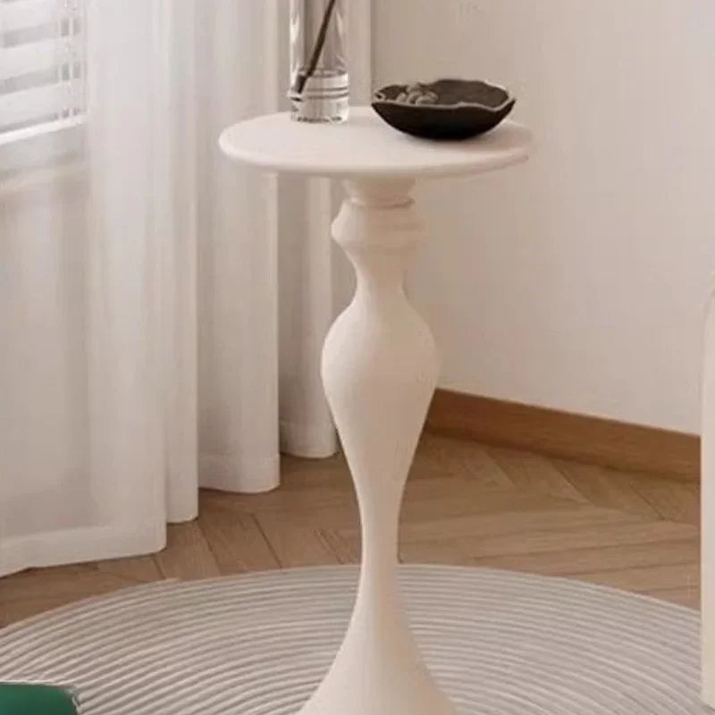 Round Stainless Steel Side Table - Nordic Modern Coffee Table