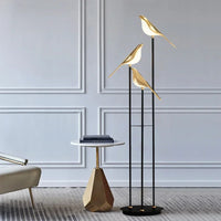 Scandinavian Bird Floor Lamp - Designer LED Accent Light