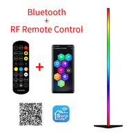 RGB LED Corner Floor Lamp - Atmospheric Standing Light