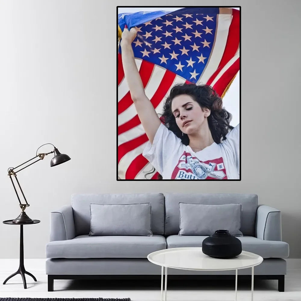 Lana Del Rey Aesthetic Canvas Poster - HD Music Inspired Wall Art