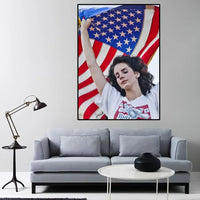 Lana Del Rey Aesthetic Canvas Poster - HD Music Inspired Wall Art